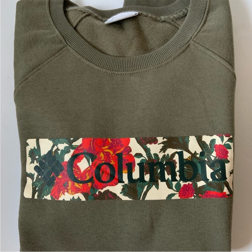 Columbia Olive Green Sweatshirt